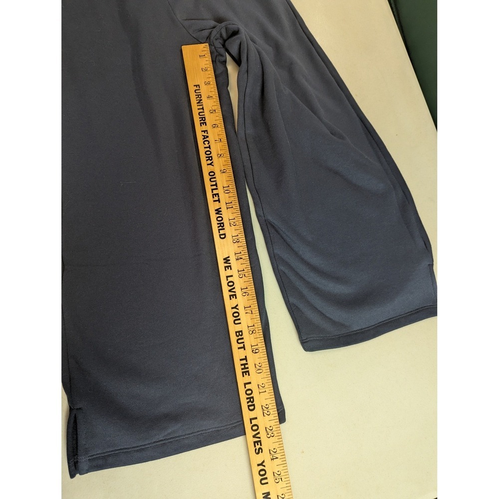 Hammacher Schlemmer European Comfort Lounge Set Navy Blue Portuguese Cotton S - Picture 6 of 16